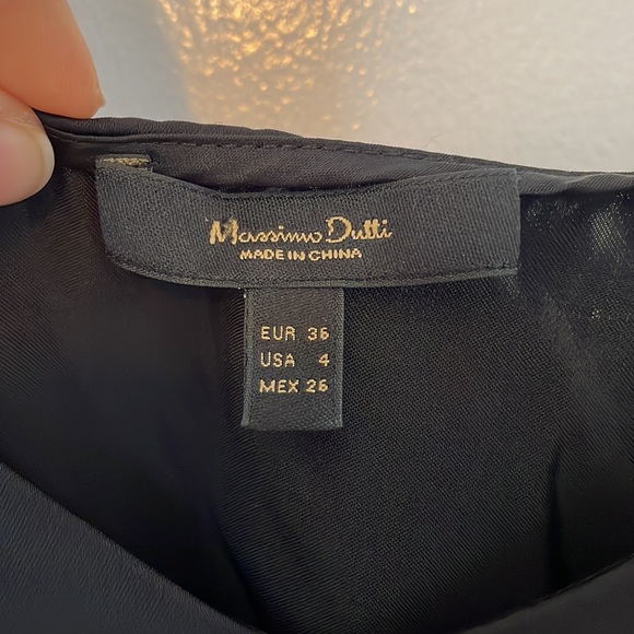 Massimo Dutti double strap satin camisole - Picture 3 of 3